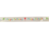 Lint gekleurd happy birthday satijn 15mm p/mtr
