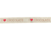 Lint ceme I love chocolate 22mm p/mtr rood/bruin
