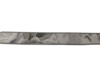 Lint grijs Floral bloemen 25mm p/mtr