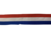 Lint rood/wit/blauw 25mm p/mtr