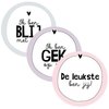 Sticker Ik ben gek op jou assorti 40mm p/20st 