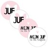 Sticker Juf assorti 40mm p/20st 