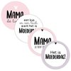 Sticker Moederdag assorti 40mm p/20st 
