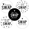 Sticker Swap assorti 40mm p/20st 