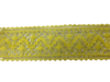Lint kant geel 35mm p/mtr Chantilly/Chrocheted 