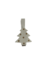 Knijper kerstboom stip wit p/8st