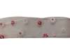 Lint roze organza 40mm p/mtr bloemen 