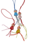 Gelukspop piraat 1.5cm p/st