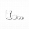 .Stamp koffiezetapparaat p/4st rubber unmounted