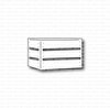Stans houten kist 27x16mm p/st 