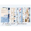Paper pad plaatjes 15,24x30,5cm Ladies and Gentlemen p/24vel