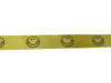 Lint geel satijn 16mm p/mtr smiley 