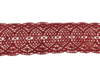 Lint rood 46mm p/mtr Duchesse kant 