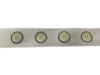 Lint wit Buttons riblint knoop 25mm p/mtr 