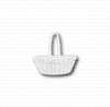 Stans gevlochten mandje groot 46x46mm p/st