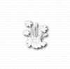 Stans geranium 31x35,5mm p/st