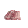 Polystone plakker roze schoenen 2x1cm p/st