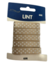 Lint goud/beige 10mm p/6mtr stip satijn 