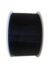 Lint zwart organza 50mm p/5m