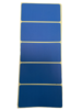 Etiket blauw 50x100mm p/100st
