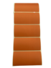Etiket oranje 50x100mm p/100st