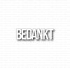 Stans Bedankt 61x18mm p/st