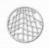 Stans visnet cirkel 70mm p/st