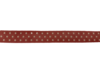 Lint rood 16mm p/mtr multi ster katoen 