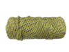 Katoenkoord geel/groen/grijs/wit 3mm p/25mtr 