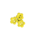 Knoop bloem fel geel 15mm p/4st 