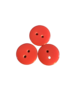 Knoop groot rood 15mm p/4st Plastic rond 