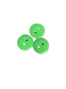 Knoop groot appelgroen 15mm p/4st Plastic rond 