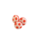 Knoop voetbal rood 12mm p/st
