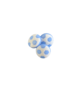 Knoop voetbal blauw 12mm p/st
