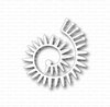 Stans wervelende bloem 65x76mm p/st