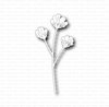 Stans takje met 3 bloemen 32.5x68.5mm p/st