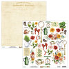 Scrappapier Botany plaatjes 30.5x30.5cm p/vel