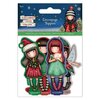 Decoupage toppers Christmas Santoro p/8st 9cm