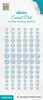 Enamel dots baby blauw p/set 