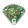 Pailletten groen p/20gr sequins