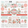 Cardboard Stickers Merry Little Christmas 30.5x30.5cm p/vel