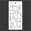 Stencil crackle 10x21cm p/st