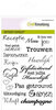 Clear stamp receptie A6 p/st