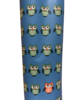 Inpakpapier uilen blauw 70cm p/2mtr