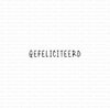 Stamp Gefeliciteerd p/st