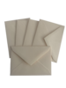 Envelop donkercreme 7x10cm p/10st 