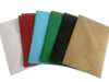 Envelop assorti wit/rood/lblauw/dgroen/zwart/kraft 7x10cm p/10st 