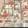 Paper pad Christmas vibes 30.5x30.5cm p/12vel