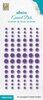 Enamel dots paars p/set 
