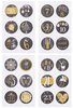 Stickers Adventcijfers zwart/goud p/set